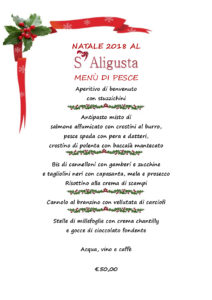 Pranzo di Natale al S'Aligusta a Padova