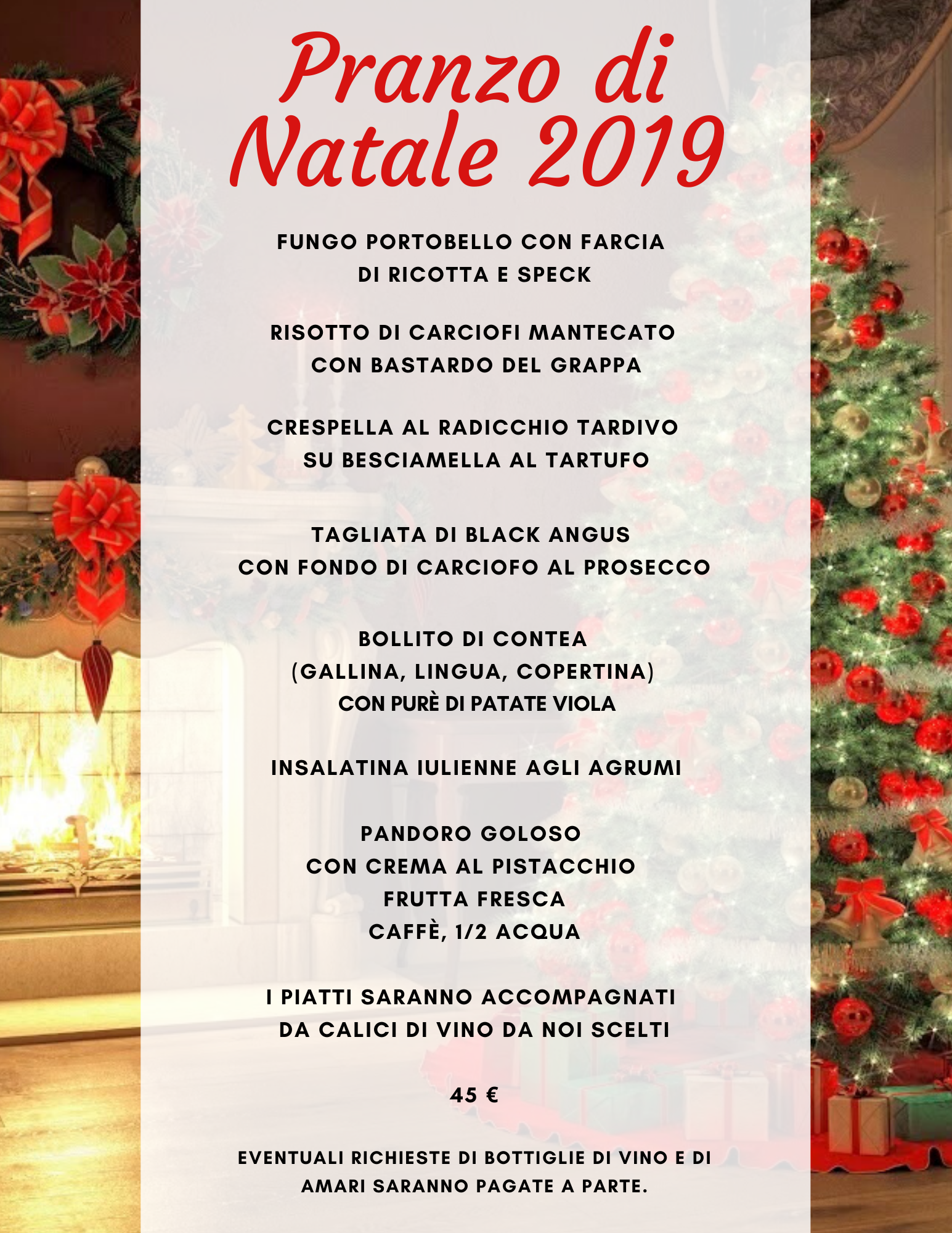 Menu Pranzo Natale 2020.Home Ristorante S Aligusta Padova